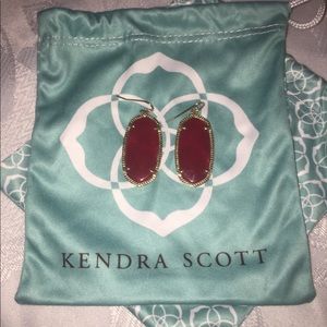 Kendra Scott Elle Earrings in Red